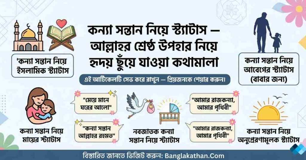 কন্যা সন্তান নিয়ে স্ট্যাটাস