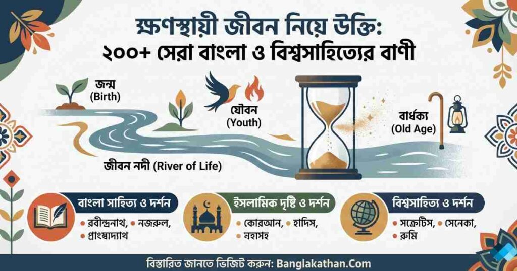 ক্ষণস্থায়ী জীবন নিয়ে উক্তি