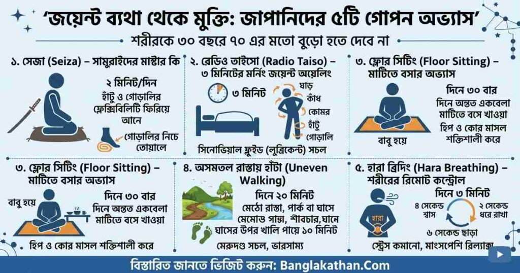 জয়েন্টের ব্যথা দূর করার উপায়