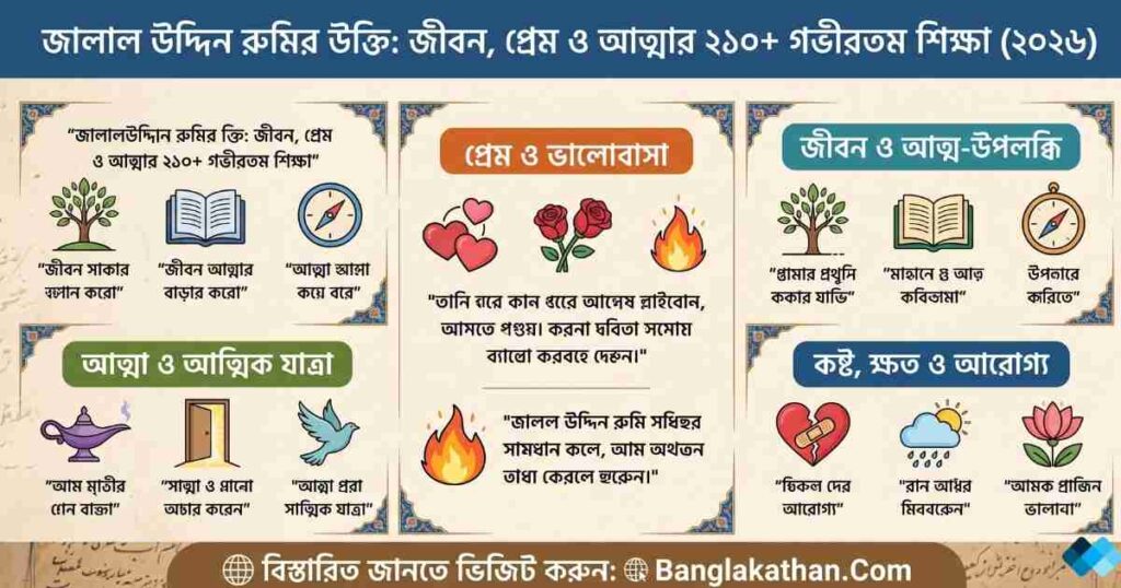 জালাল উদ্দিন রুমির উক্তি
