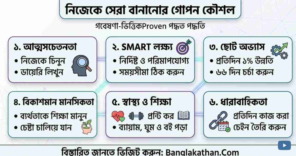 নিজেকে সেরা বানানোর গোপন কৌশল