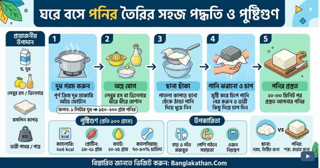 পনির কিভাবে তৈরি হয়
