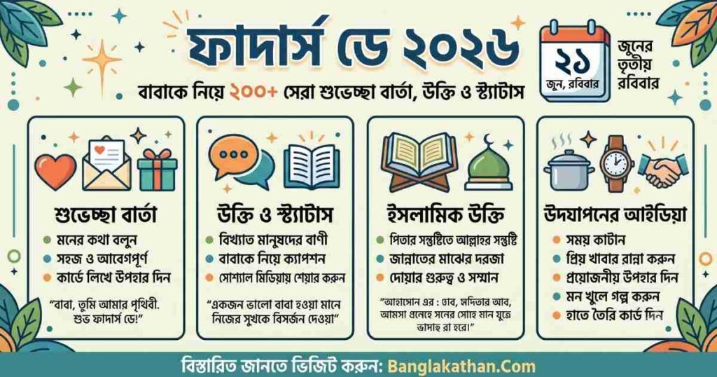 বাবাকে নিয়ে ২০০+ সেরা শুভেচ্ছা বার্তা, উক্তি ও স্ট্যাটাস