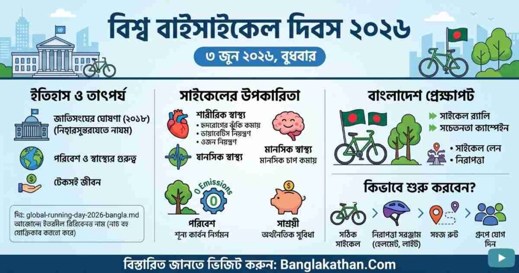 বিশ্ব বাইসাইকেল দিবস ২০২৬