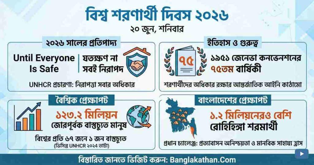 বিশ্ব শরণার্থী দিবস ২০২৬