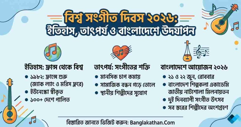 বিশ্ব সংগীত দিবস ২০২৬