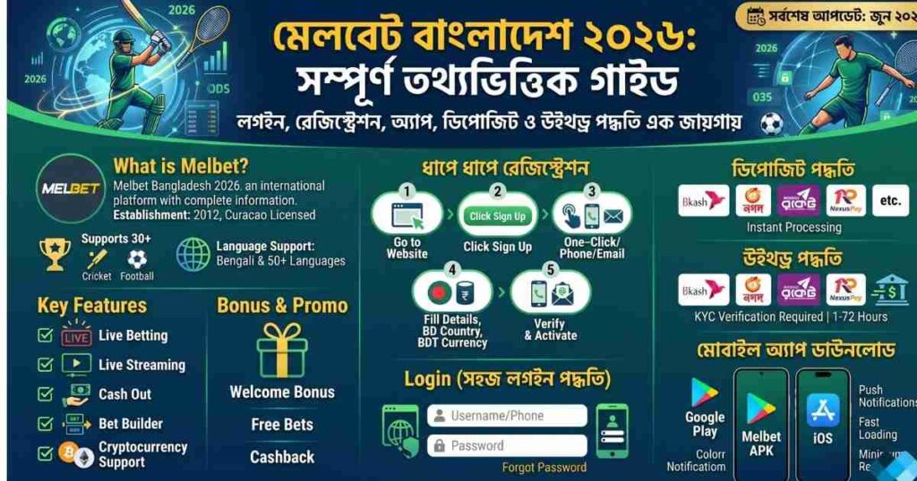 মেলবেট একাউন্ট খোলার নিয়ম