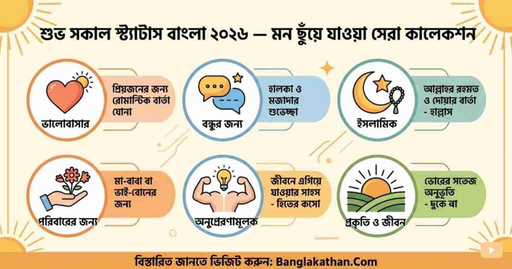 শুভ সকাল স্ট্যাটাস বাংলা